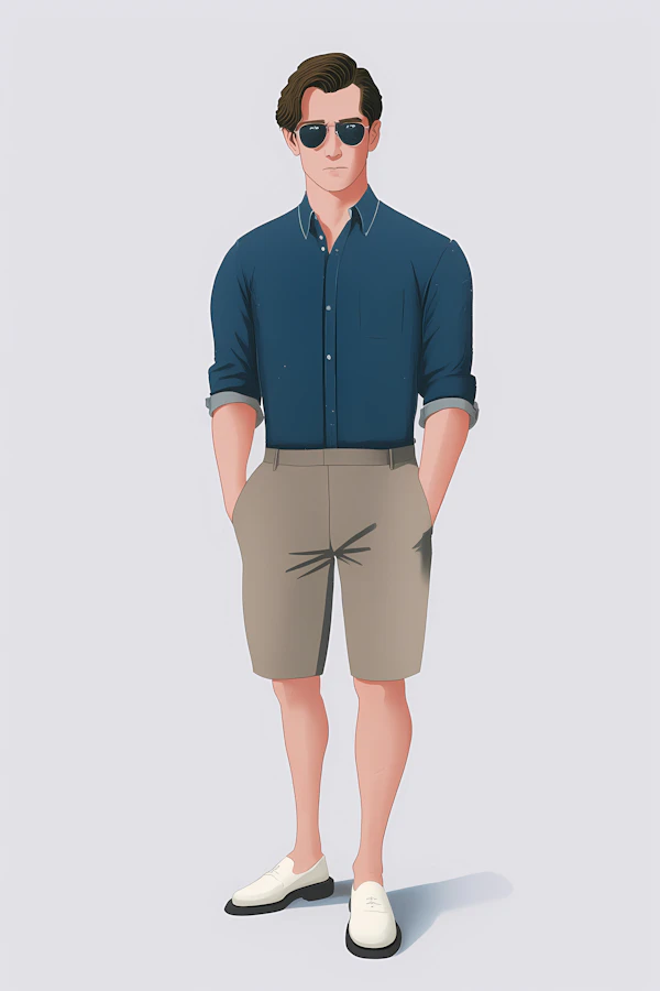 Stylish Man Illustration