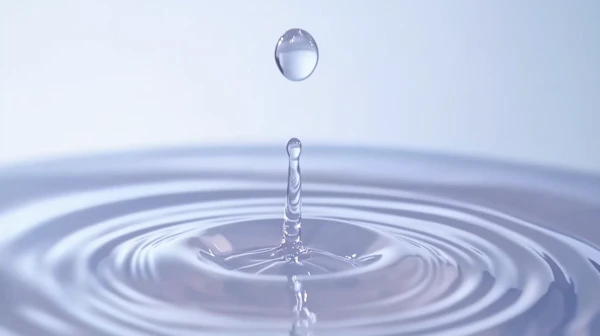 Suspended Water Droplet