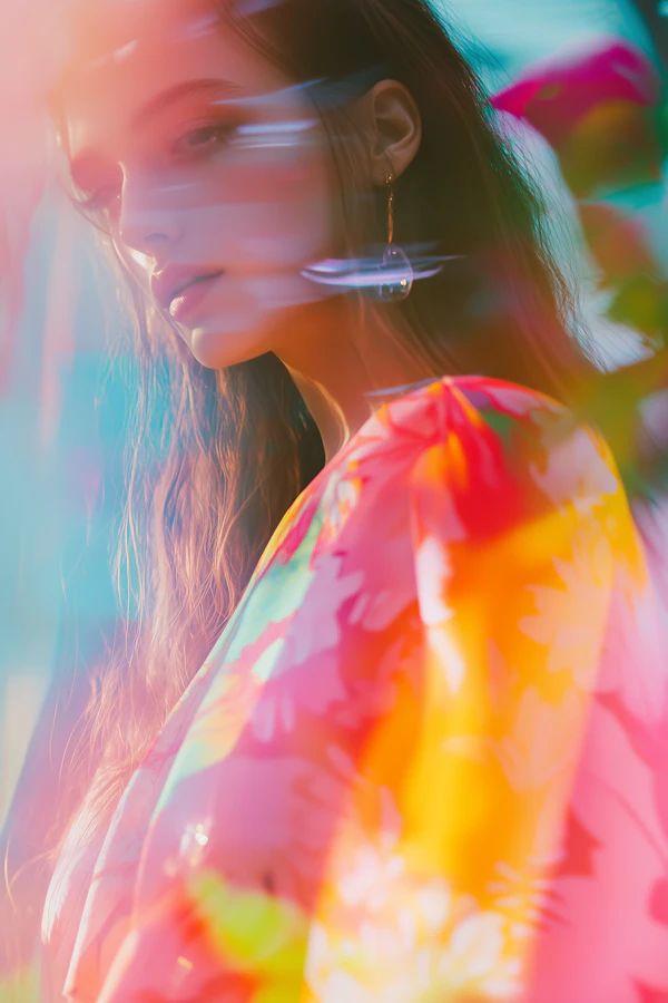 Dreamy Floral Portrait
