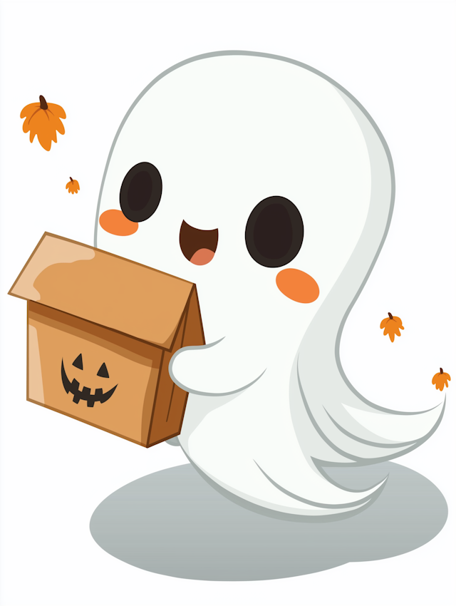 Cheerful Halloween Ghost