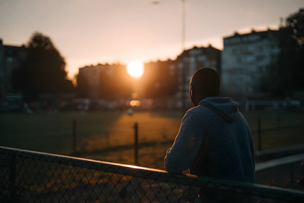 Sunset Reflection Scene