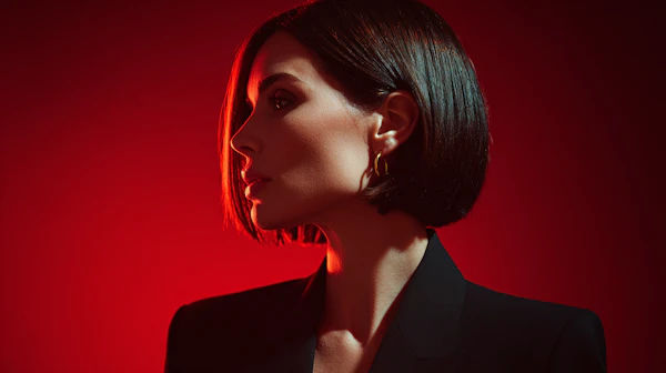 Elegant Profile Portrait