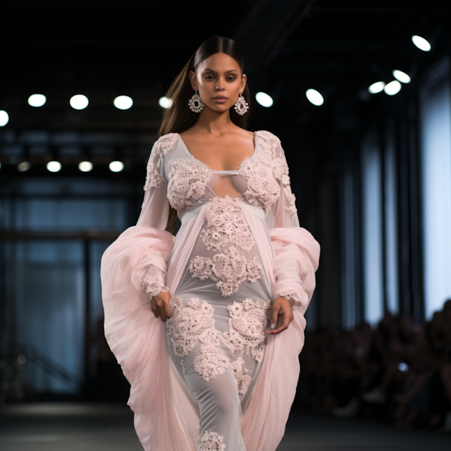 Ethereal Elegance on the Runway