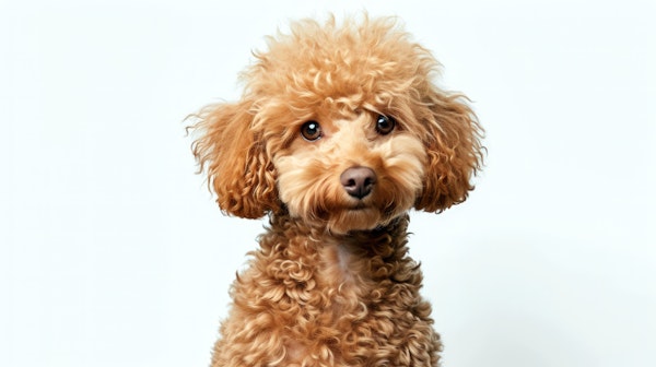 Charming Toy Poodle Portrait
