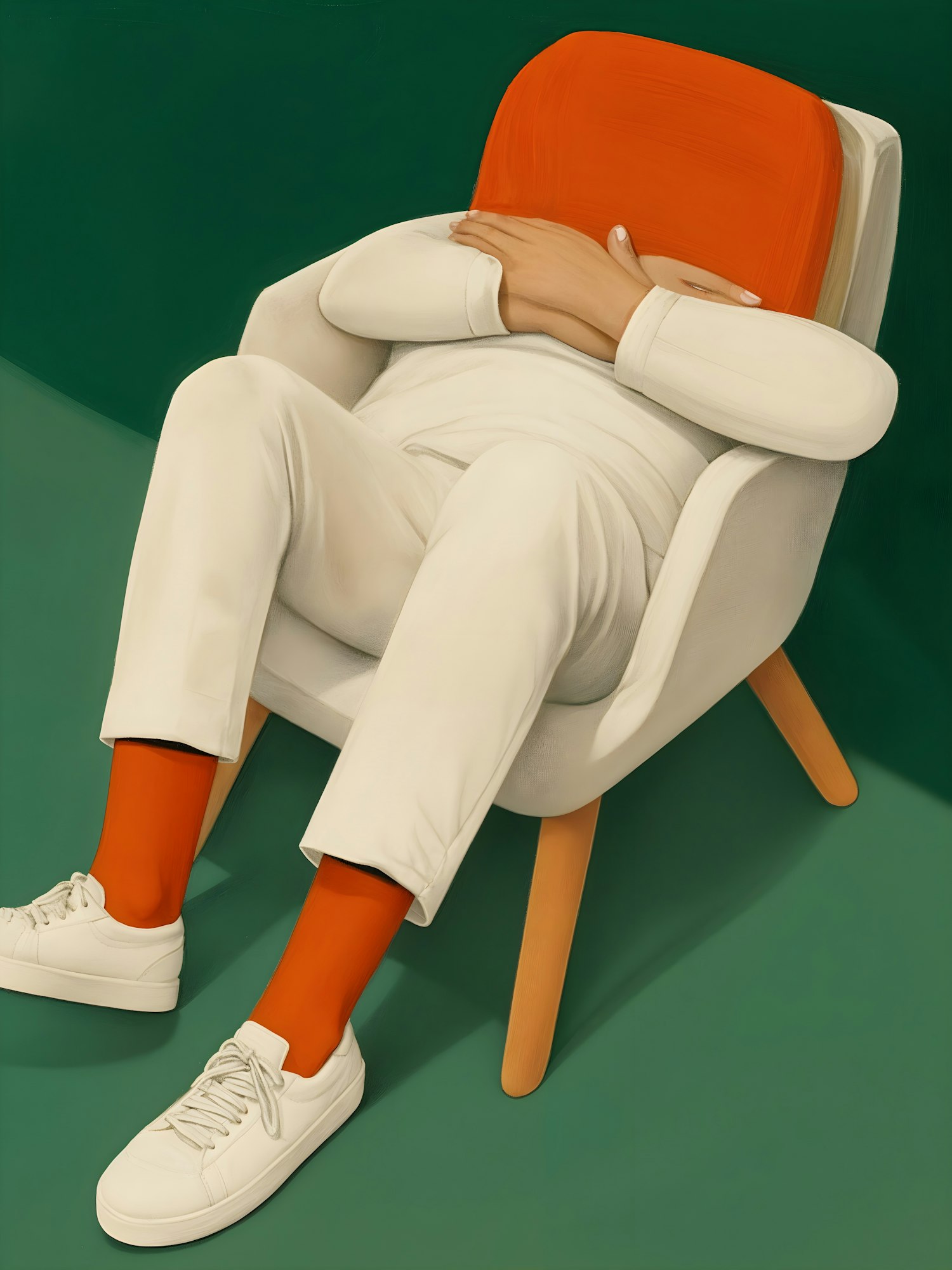 Abstract Reclining Figure