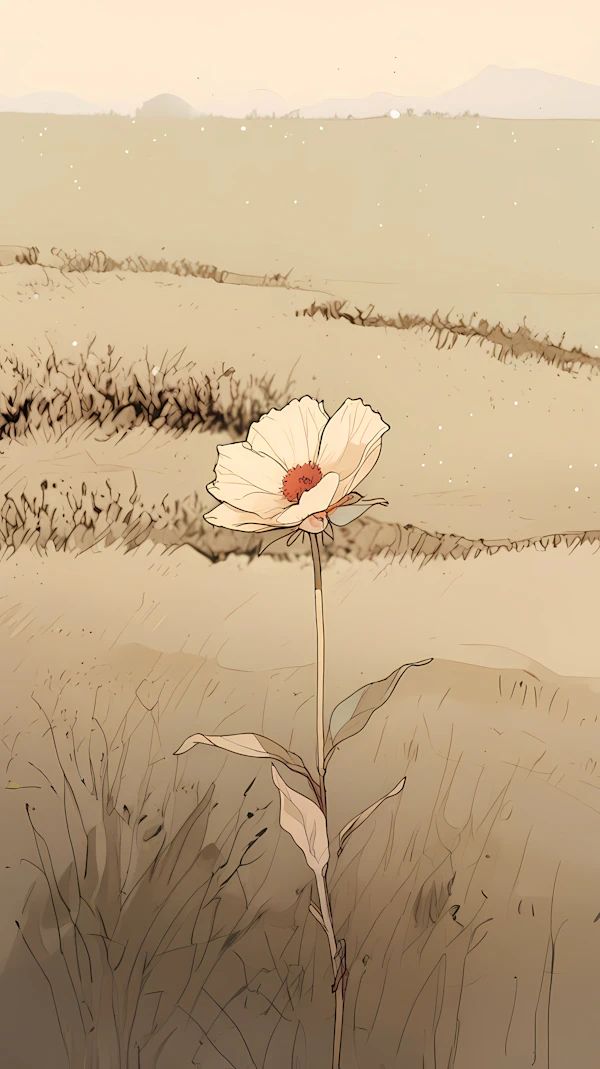 Serene Blossoming Hills