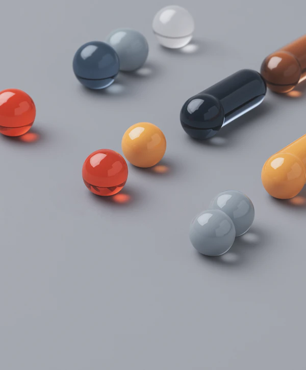 Glossy Shapes Display
