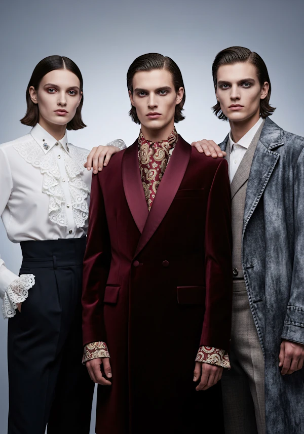 Elegant Trio Portrait