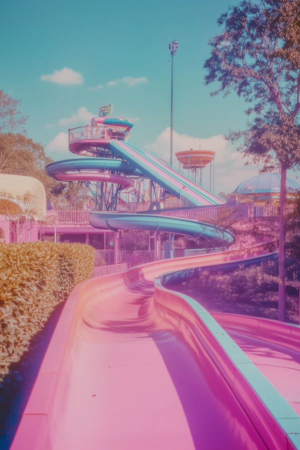 Vibrant Water Park Scene