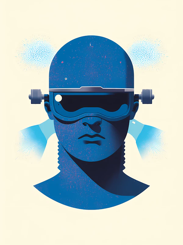 Futuristic VR Portrait