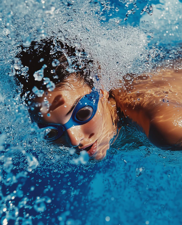 Underwater Swimmer Action