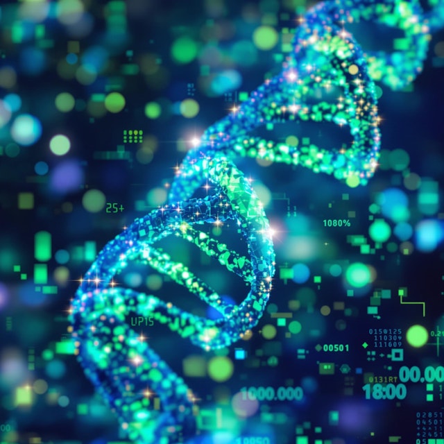 Futuristic DNA Art