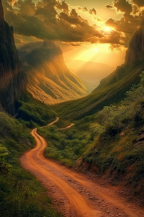 Serene Valley Path