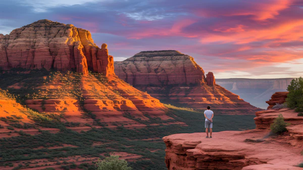 Sedona Sunset Landscape