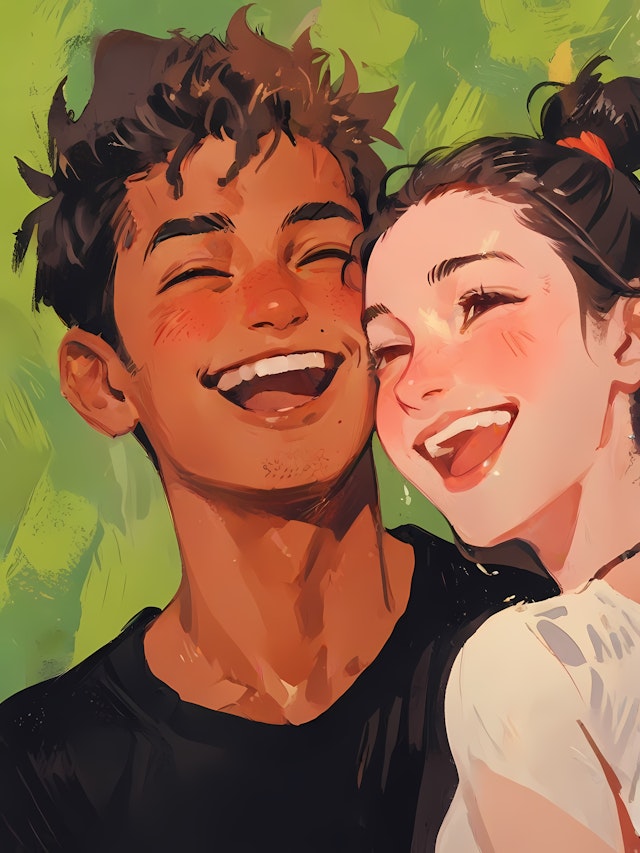 Joyful Moment Together