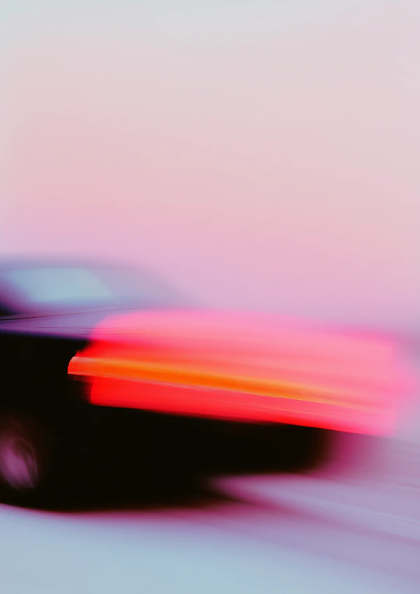 Blurred Car in Motion