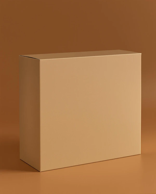 Minimal Cardboard Box