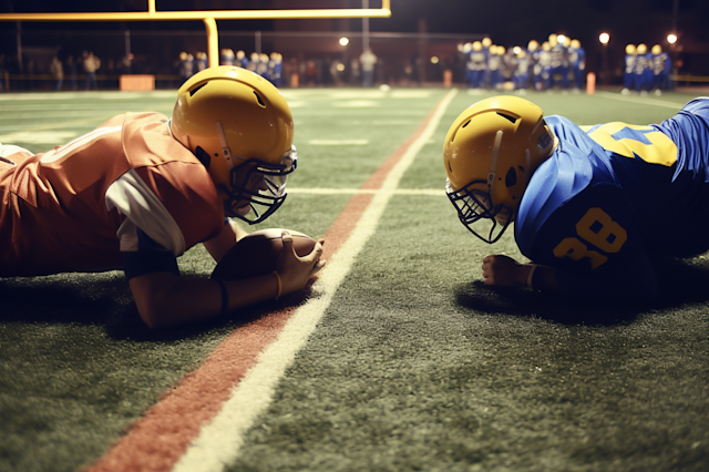 Gridiron Showdown Under the Lights