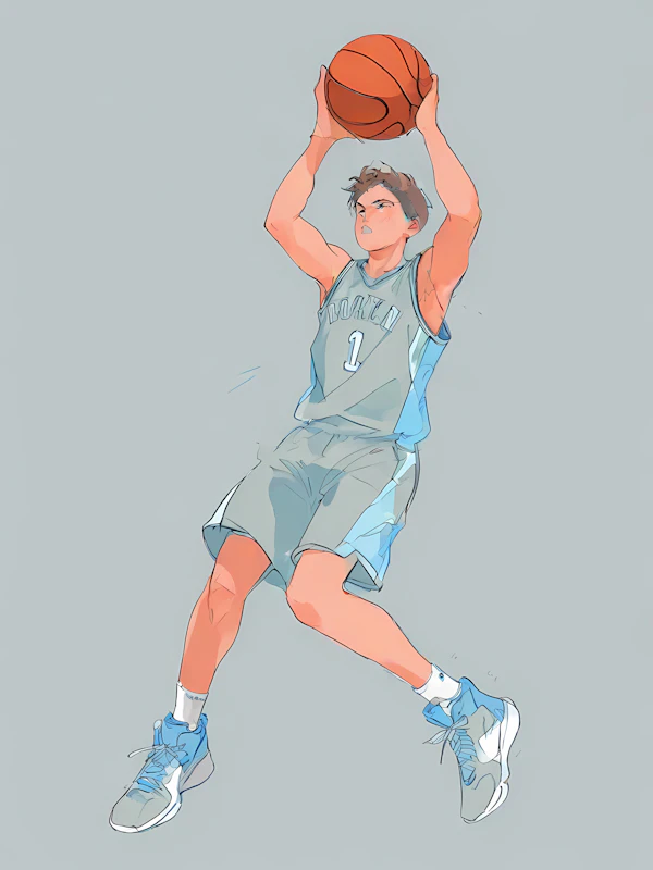 Basketball Player Jump