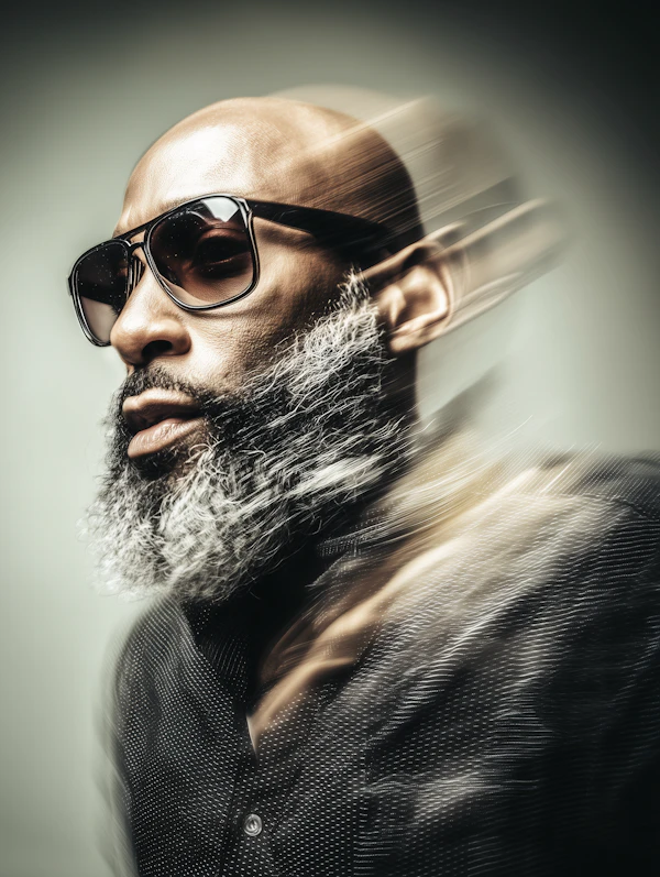 Stylish Bearded Portrait