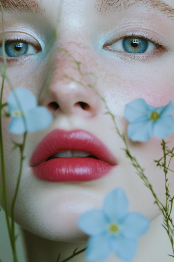 Dreamy Portrait Close-Up