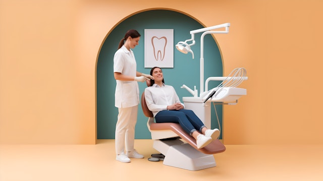 Modern Dental Clinic Scene