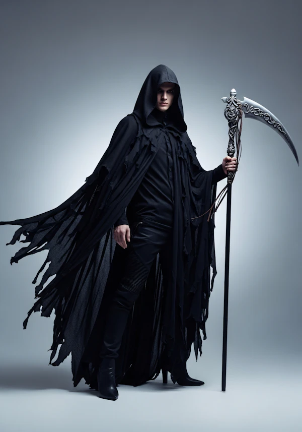 Mysterious Cloaked Figure