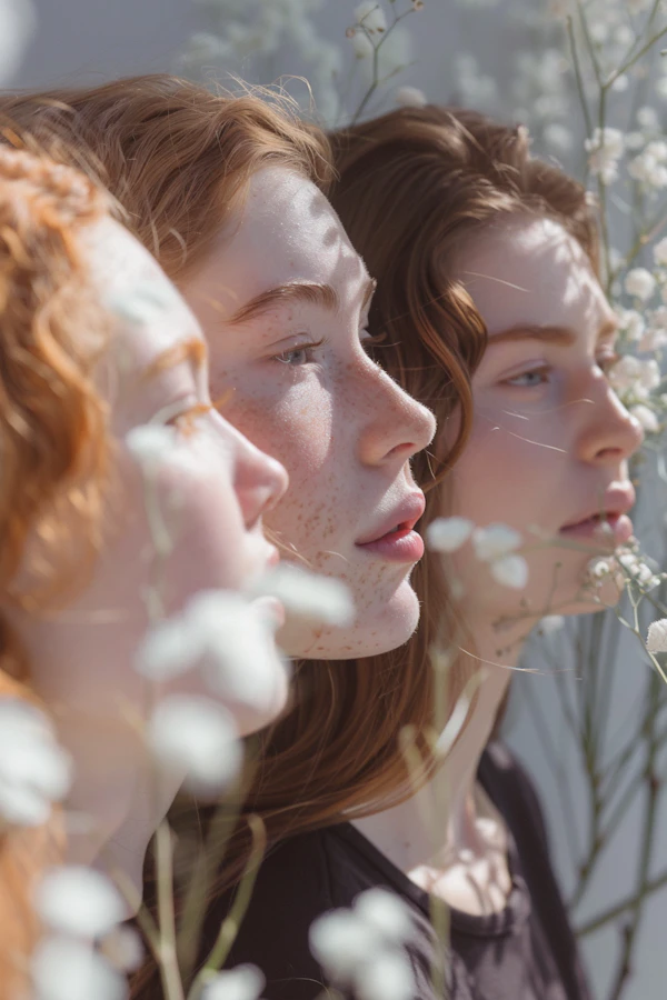Ethereal Redheads Trio