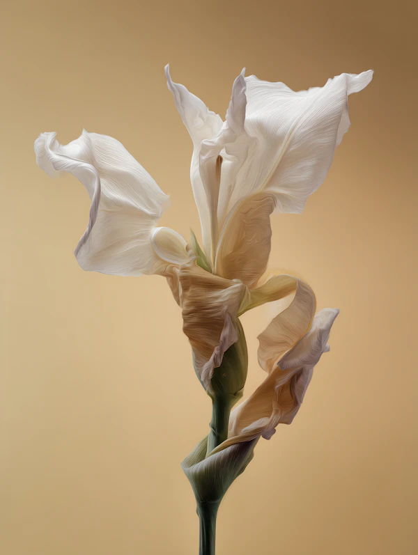 Artistic White Flower