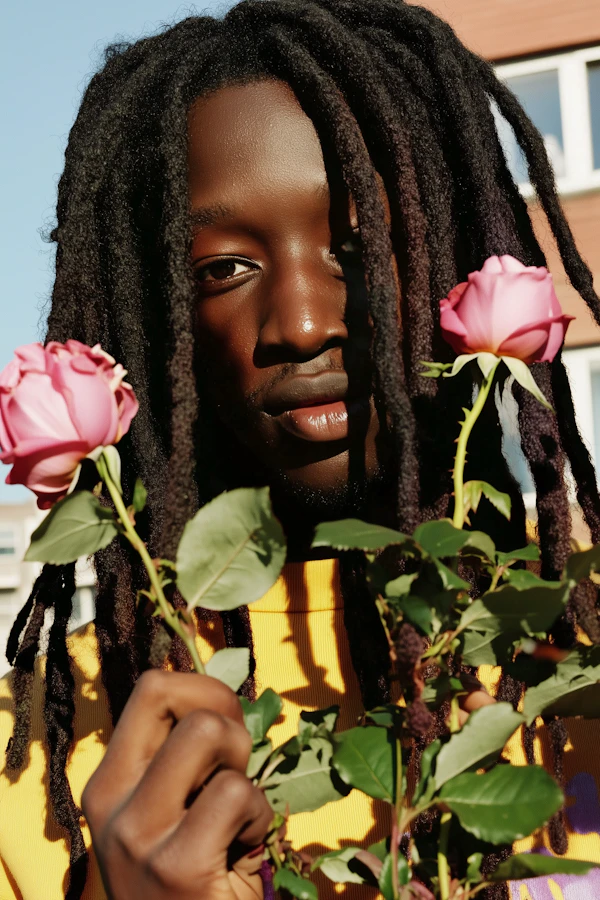 Portrait with Roses