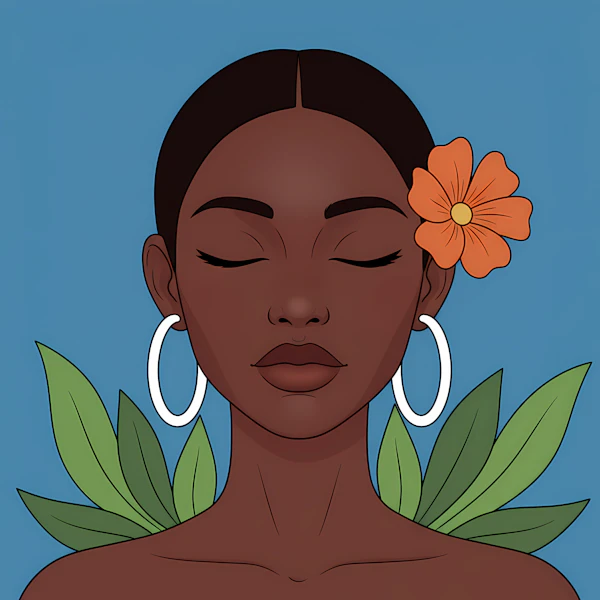 Serene Woman Portrait
