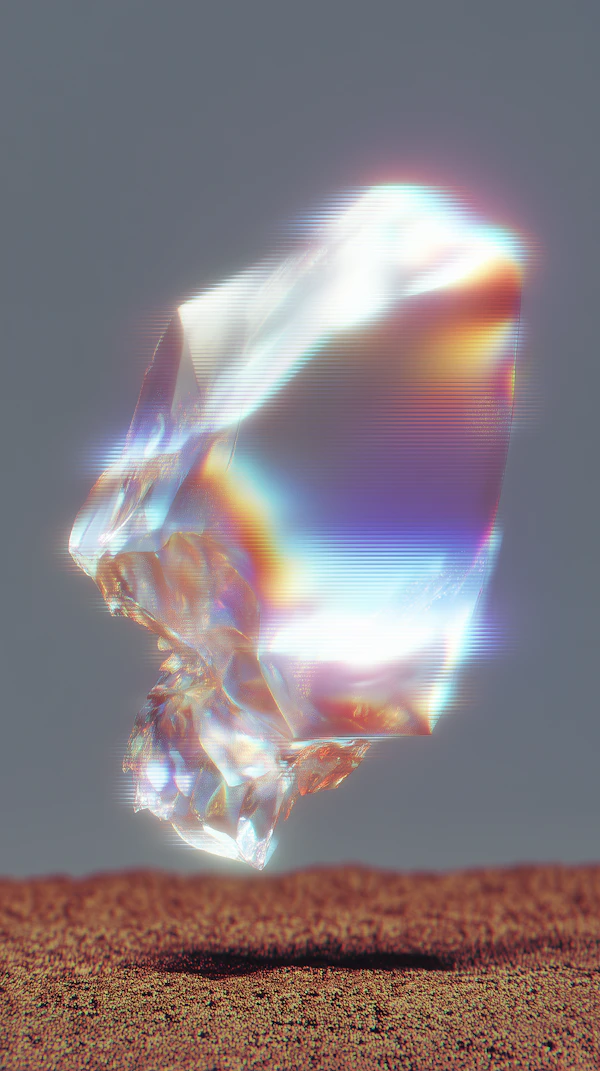 Floating Prismatic Crystal