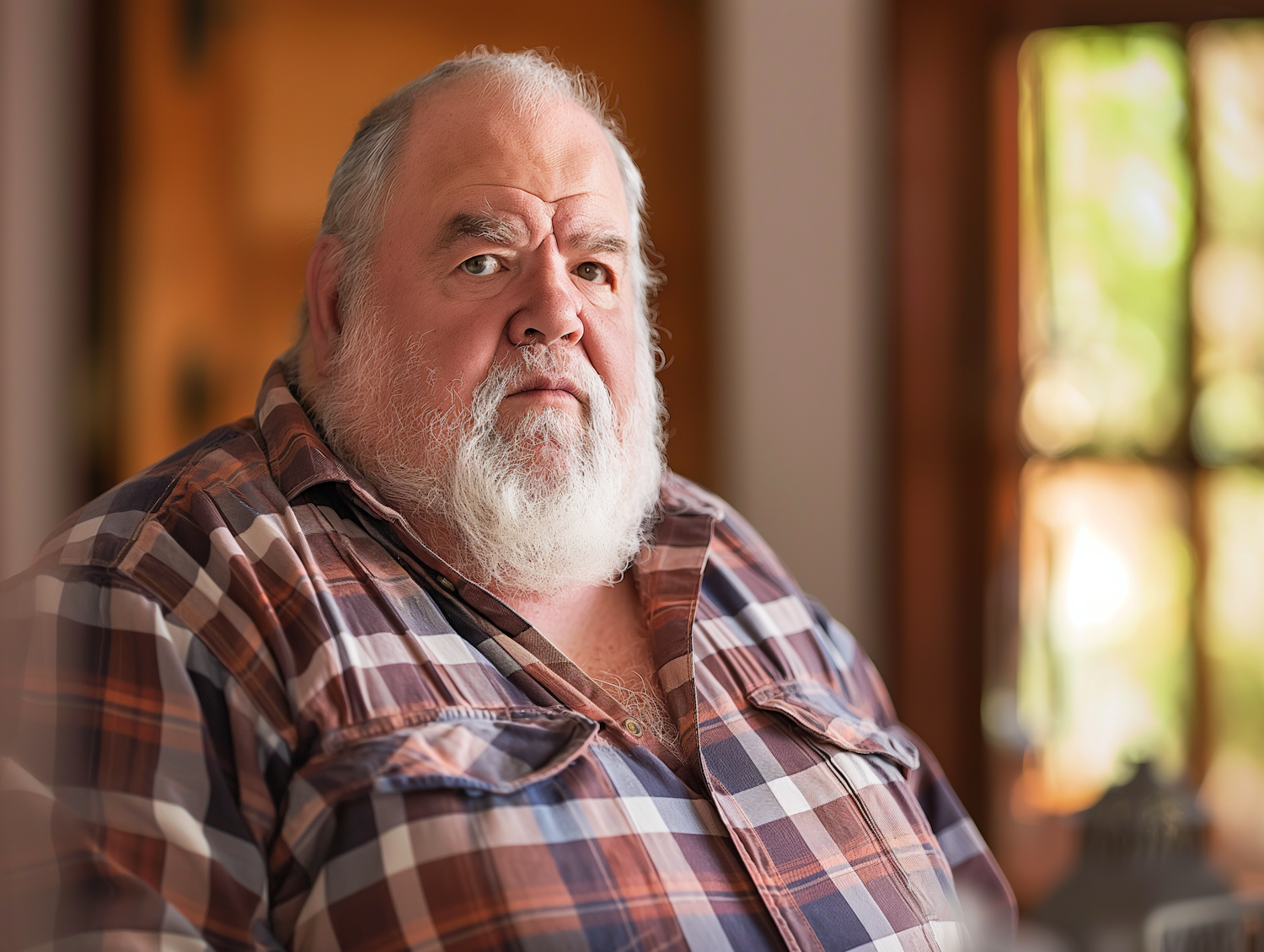 Portrait of a Thoughtful Older Man