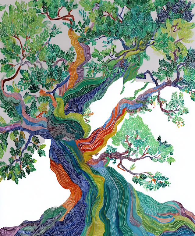 Colorful Artistic Tree
