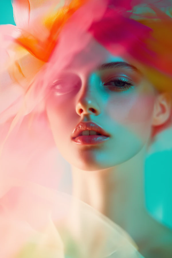 Dreamy Portrait Close-Up