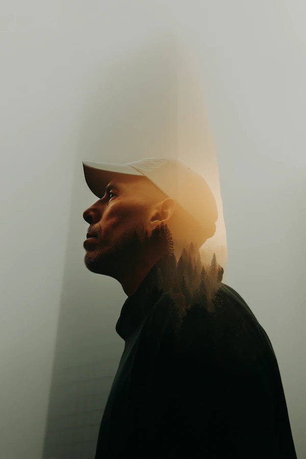 Double Exposure Portrait