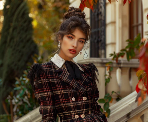 Elegant Autumn Poise