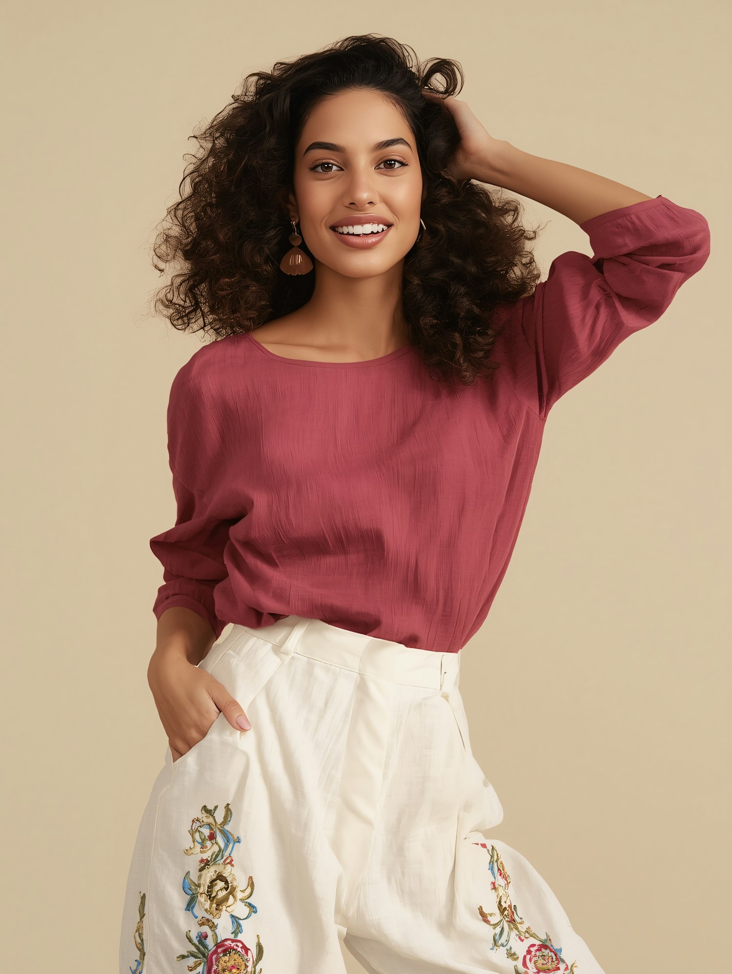 Confident Woman Posing