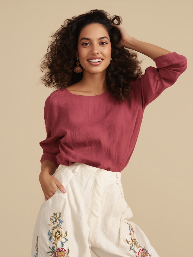 Confident Woman Posing