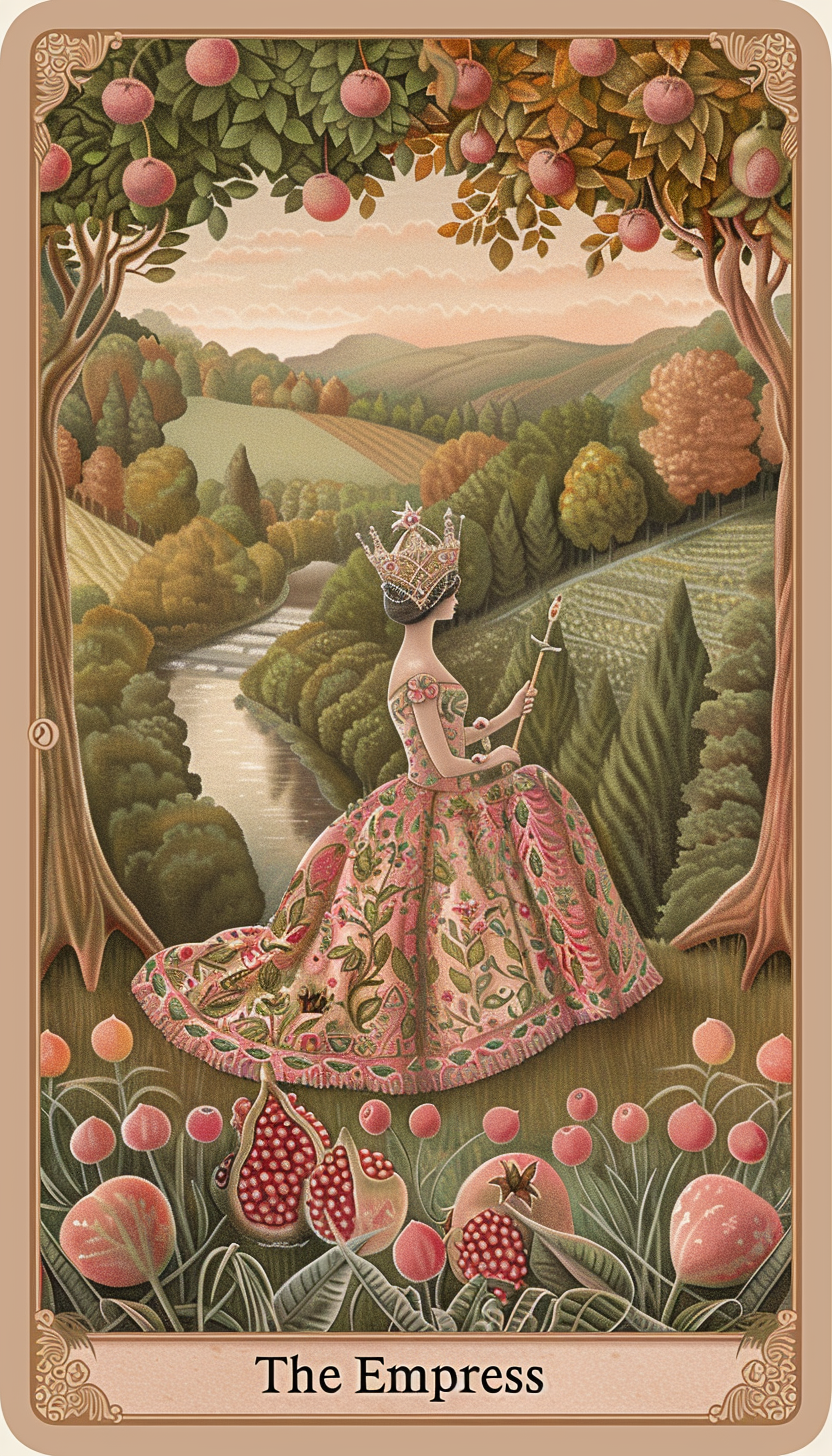The Empress in Stylized Forest