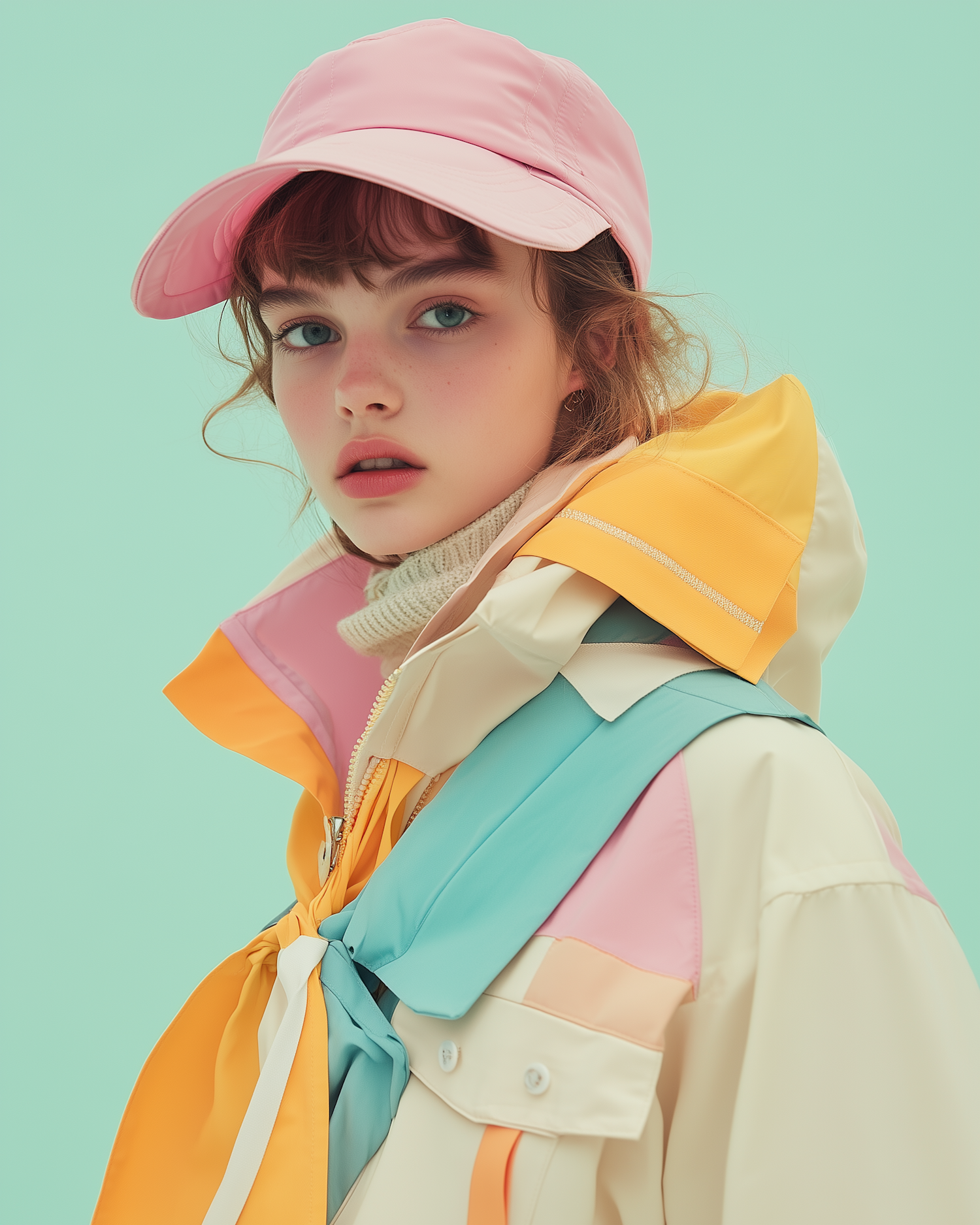 Pastel Fashion Portrait