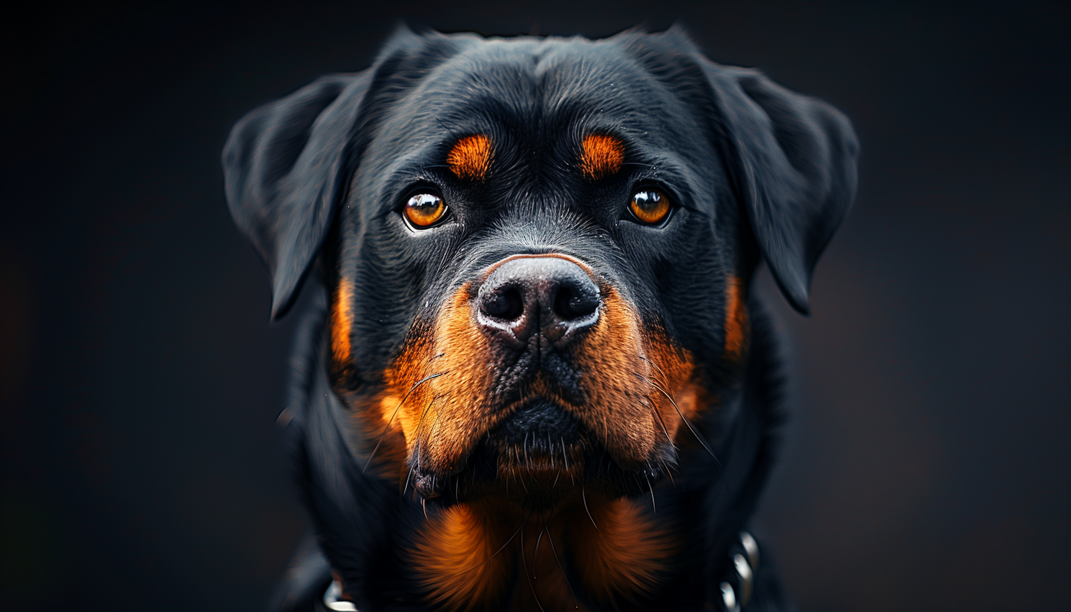 Intense Rottweiler Gaze