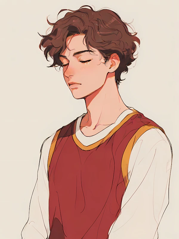 Stylized Calm Portrait