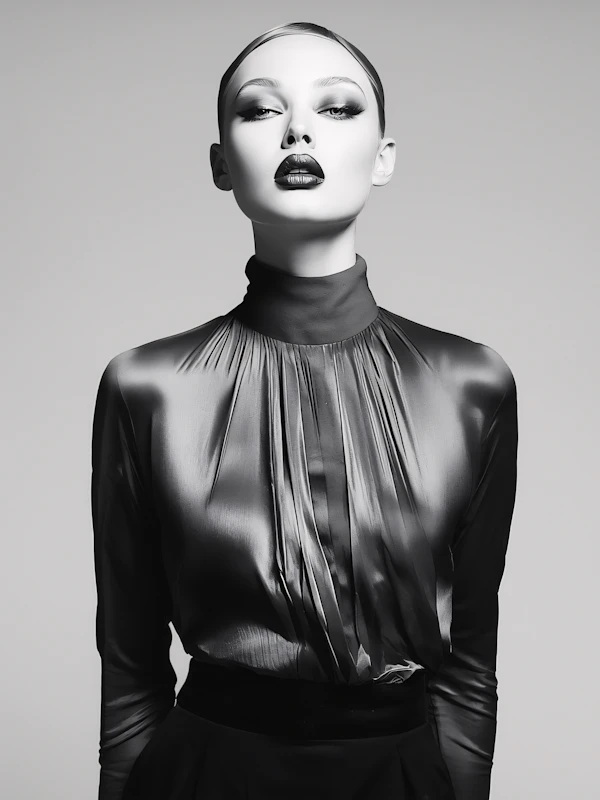 Elegant Monochrome Portrait