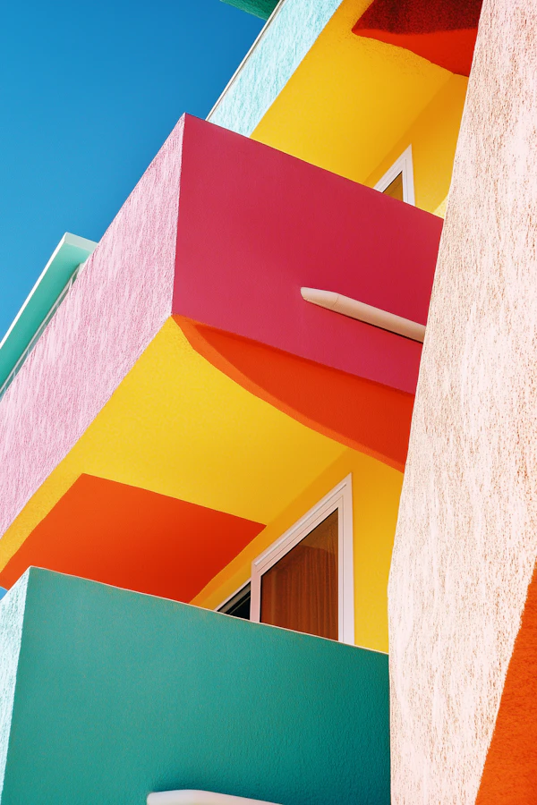 Vibrant Geometric Architecture