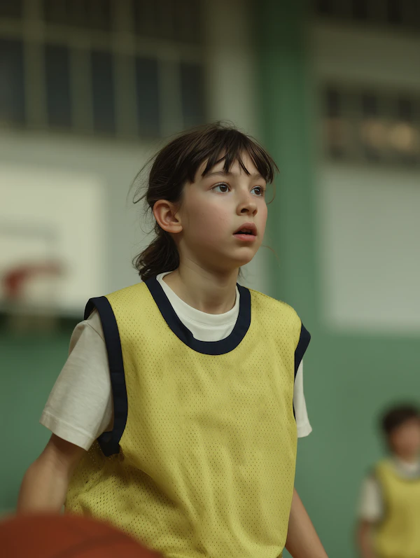 Basketball Action Shot