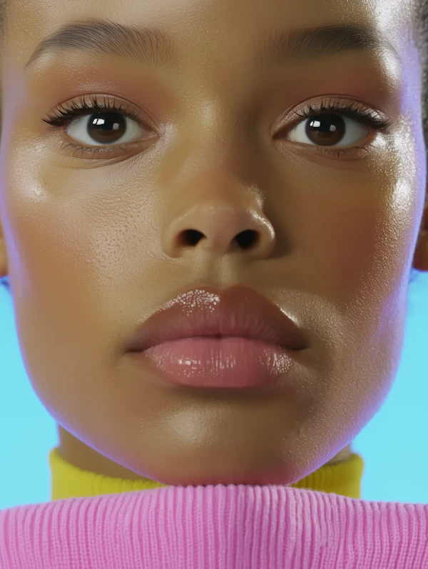 Radiant Woman Close-Up
