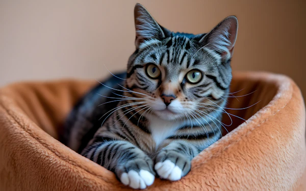 Tabby Cat Close-Up