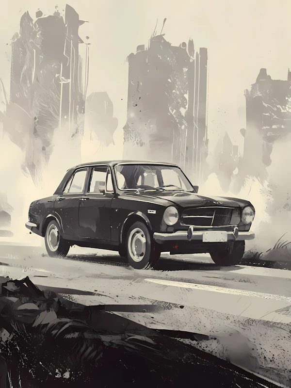 Post-Apocalyptic Car Art