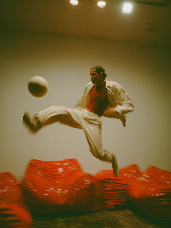 Dynamic Soccer Pose